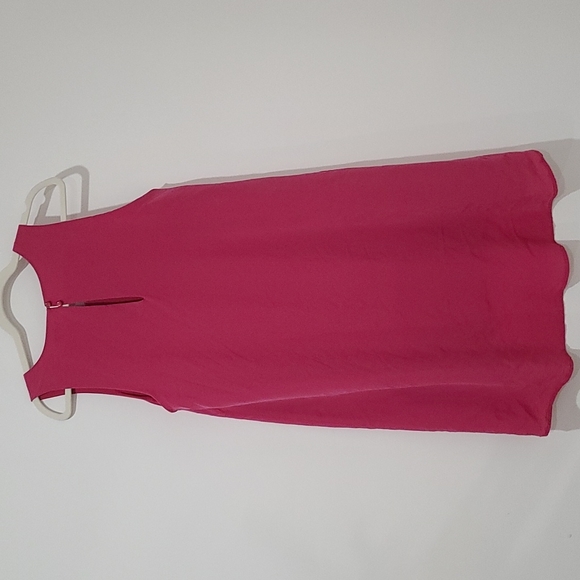 Pink silk dress - Picture 3 of 4